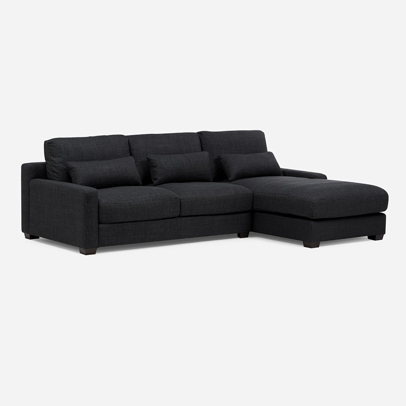SOFA SECCIONAL DERECHO SOROA SMALL TELA CHARCOAL - 1