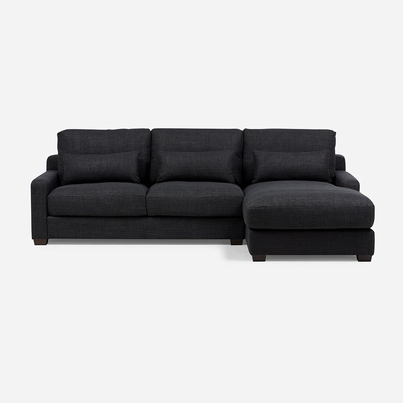 SOFA SECCIONAL DERECHO SOROA SMALL TELA CHARCOAL - 3