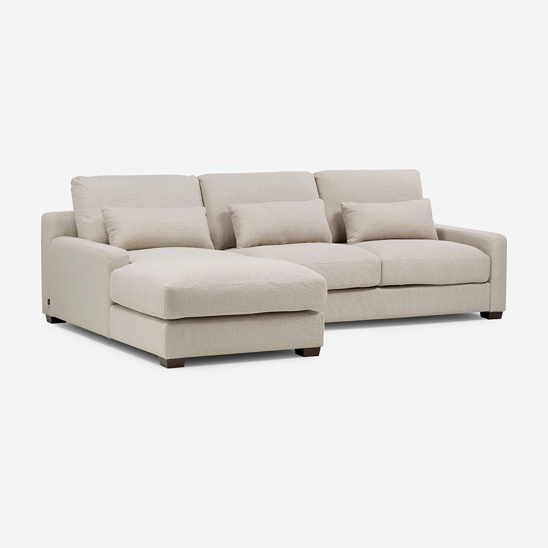 SOFA SECCIONAL IZQUIERDO SOROA SMALL TELA CRUDO - 1