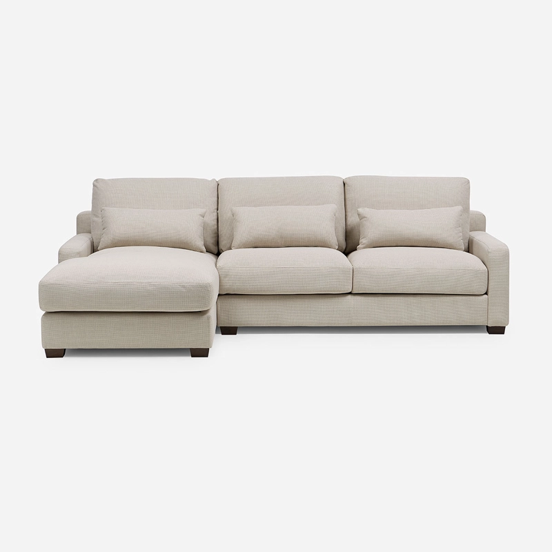 SOFA SECCIONAL IZQUIERDO SOROA SMALL TELA CRUDO - 3