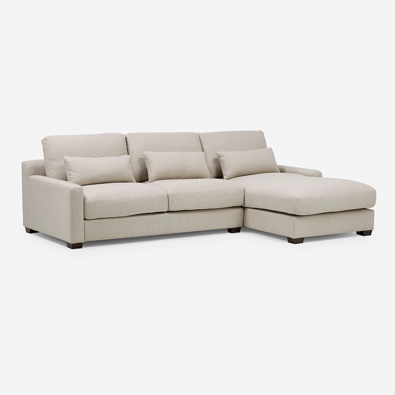 SOFA SECCIONAL DERECHO SOROA SMALL TELA CRUDO - 1