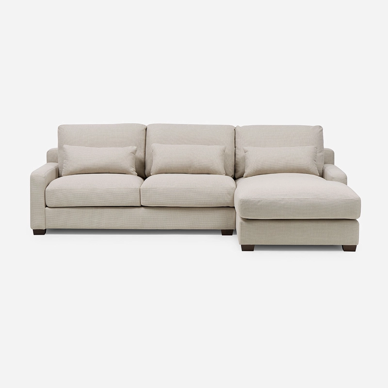 SOFA SECCIONAL DERECHO SOROA SMALL TELA CRUDO - 3