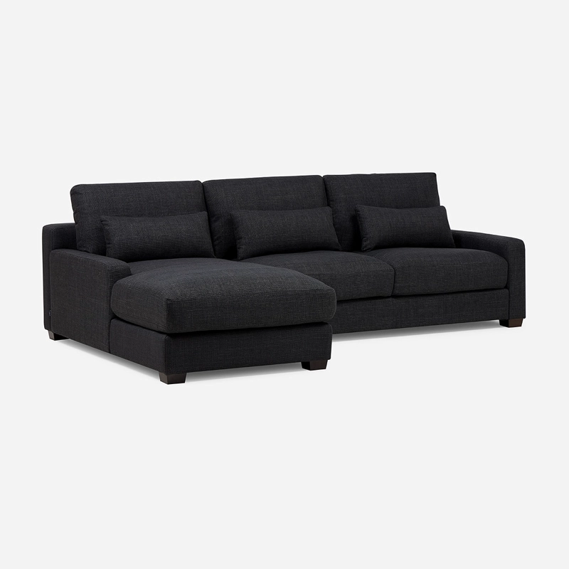SOFA SECCIONAL IZQUIERDO SOROA SMALL TELA CHARCOAL - 1