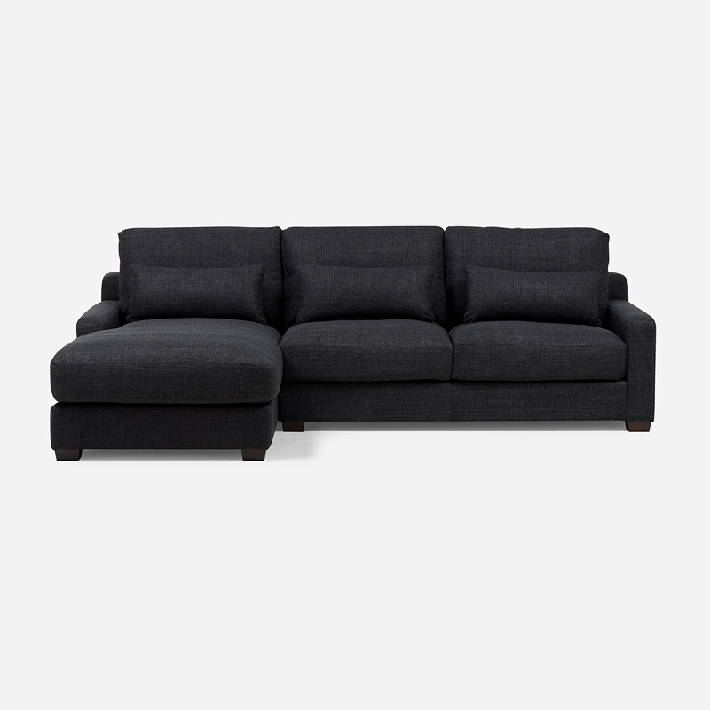 SOFA SECCIONAL IZQUIERDO SOROA SMALL TELA CHARCOAL - 3
