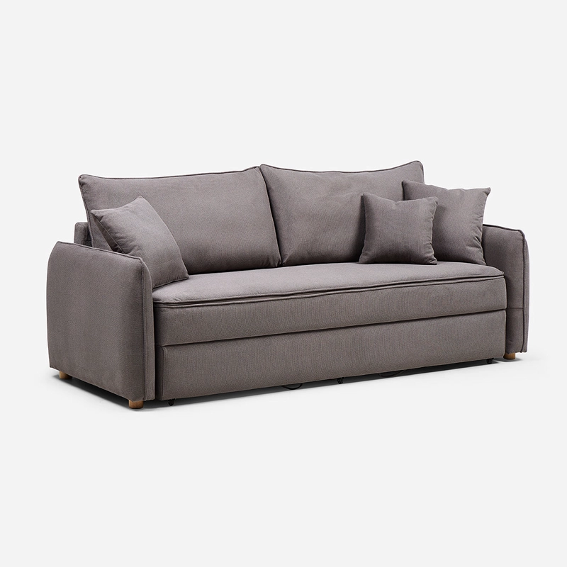 FUTON BRON 3 CUERPOS TELA TAUPE - 1