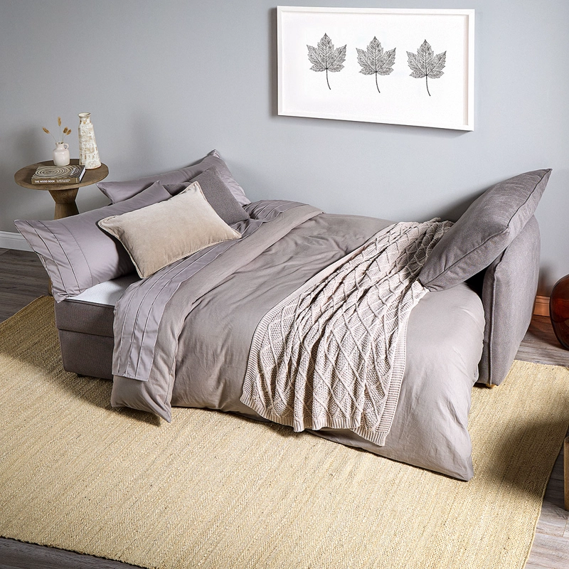 FUTON BRON 3 CUERPOS TELA TAUPE - 2