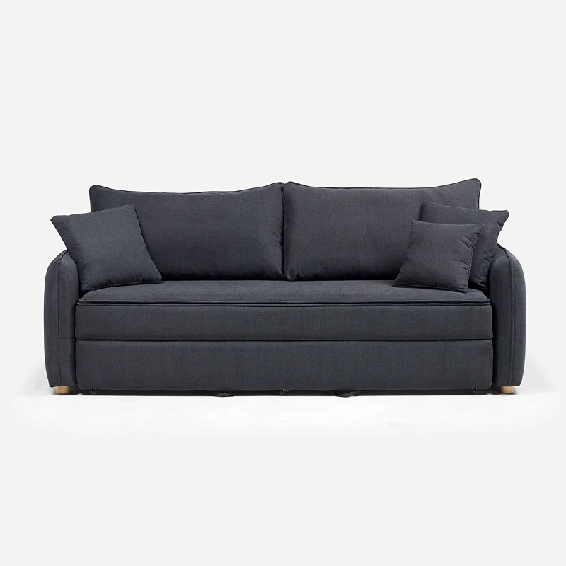 FUTON BRON 3 CUERPOS TELA GRAFITO - 4