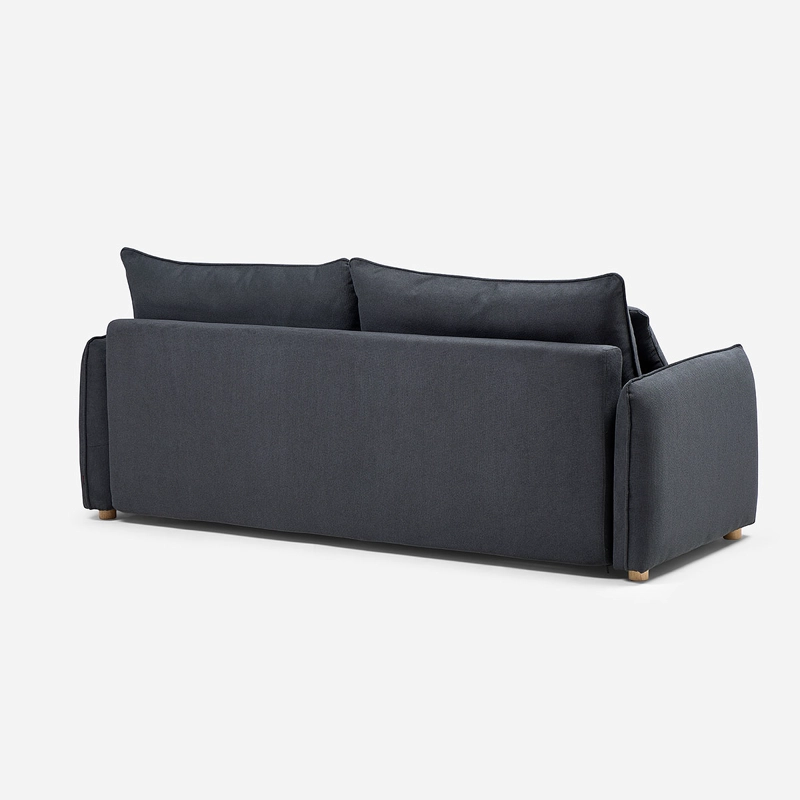 FUTON BRON 3 CUERPOS TELA GRAFITO - 6