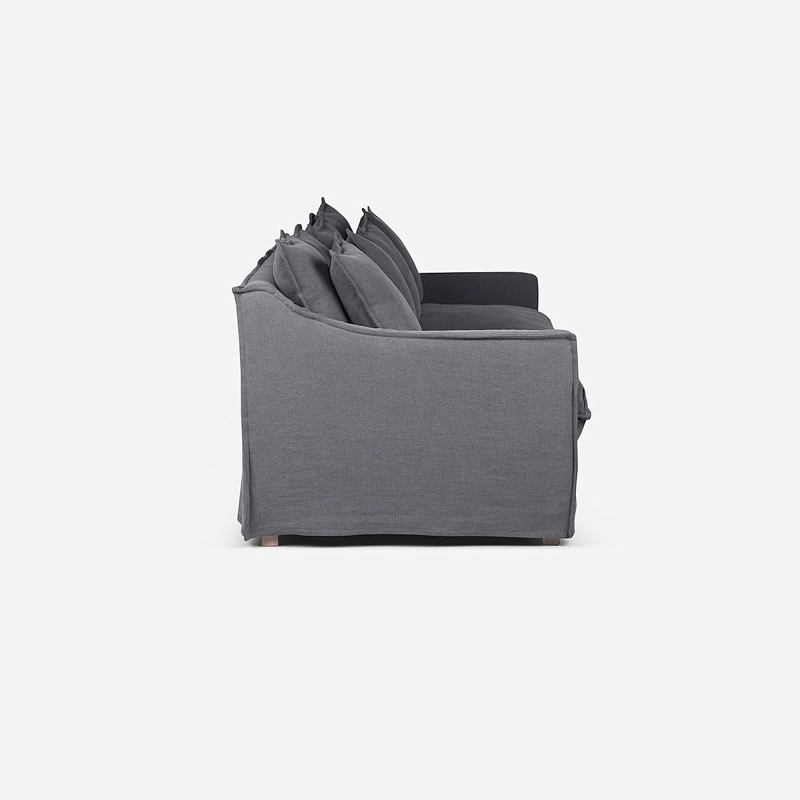 SOFA PANGRATI 3,5 CUERPOS TELA GRAFITO - 3