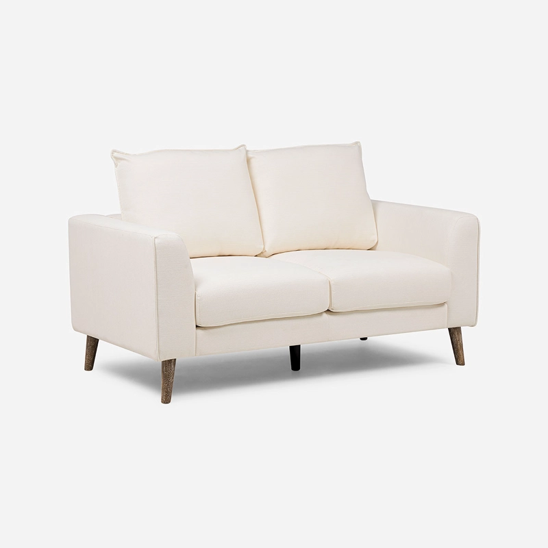SOFA BIRAN 2 CUERPOS TELA CRUDO - 1