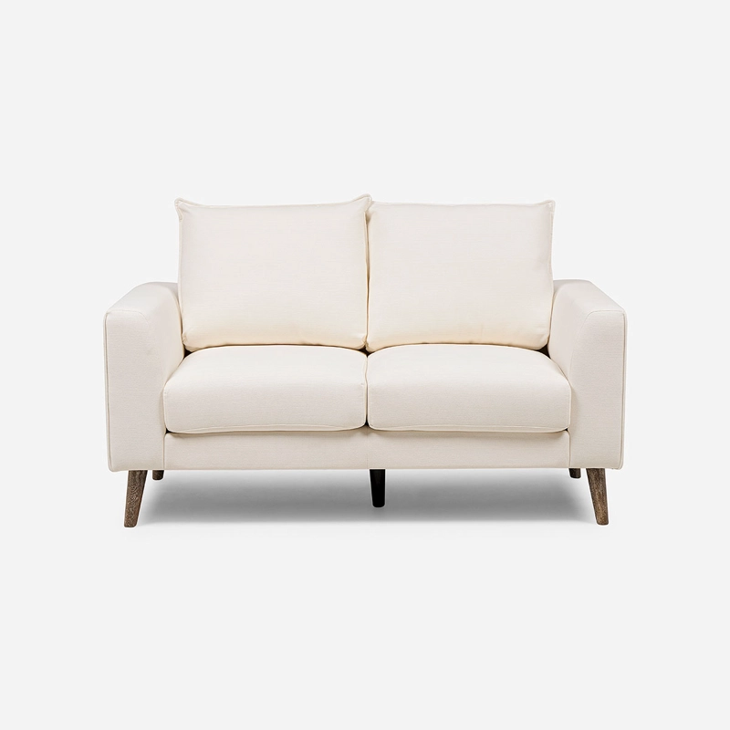 SOFA BIRAN 2 CUERPOS TELA CRUDO - 2