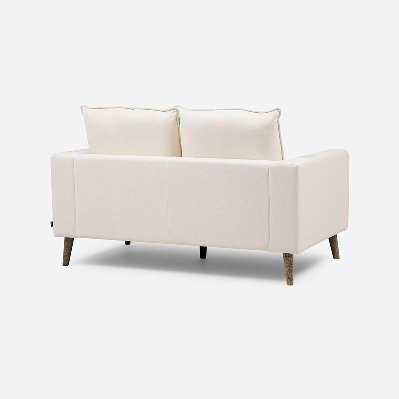 SOFA BIRAN 2 CUERPOS TELA CRUDO - 4