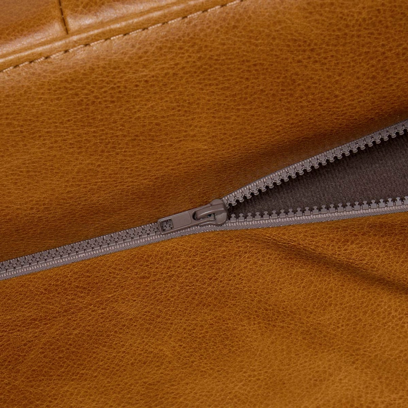SOFA TURIN 3,5 CUERPOS CUERO CARAMELO - 7