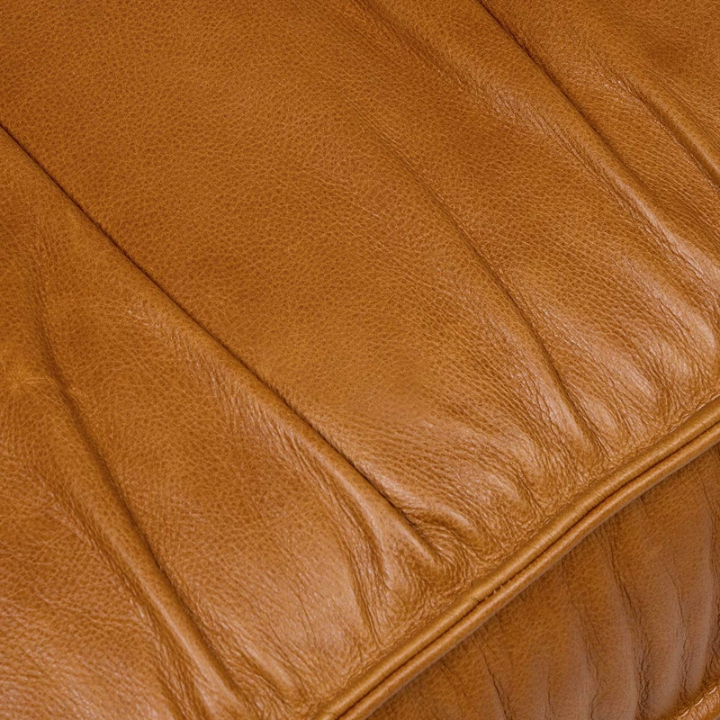SOFA TURIN 3,5 CUERPOS CUERO CARAMELO - 9