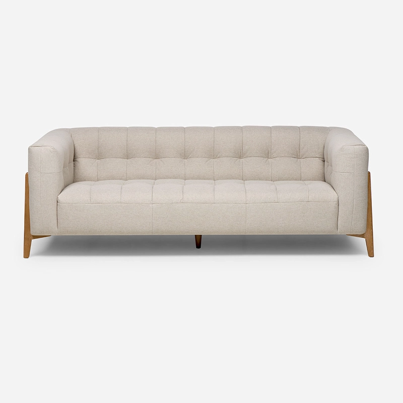 SOFA MILAN 3 CUERPOS TELA BEIGE - 3