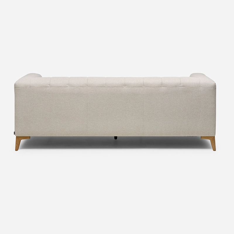 SOFA MILAN 3 CUERPOS TELA BEIGE - 5
