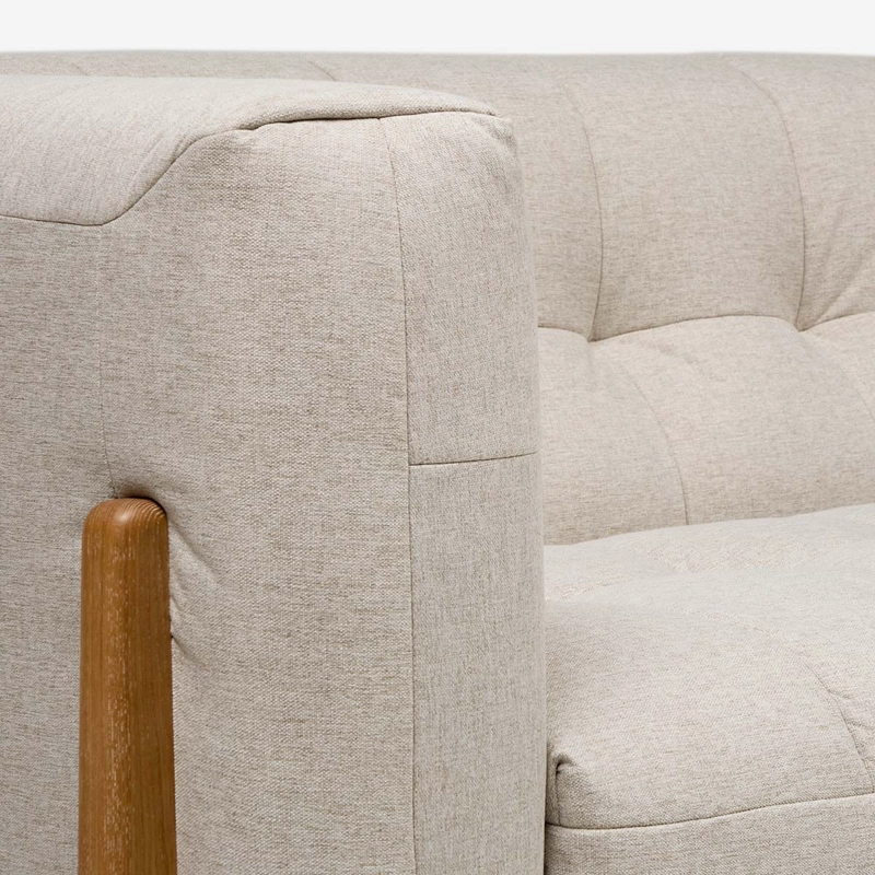 SOFA MILAN 3 CUERPOS TELA BEIGE - 6