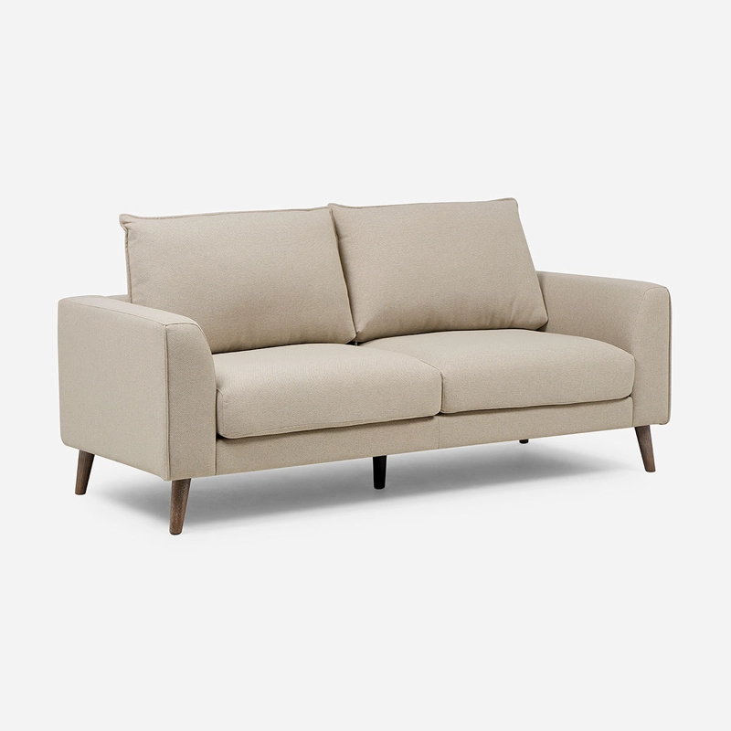 SOFA BIRAN 3 CUERPOS TELA BEIGE - 1
