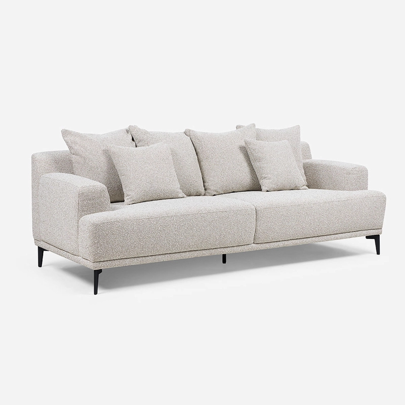 SOFA SOHO 3 CUERPOS TELA CRUDO - 1