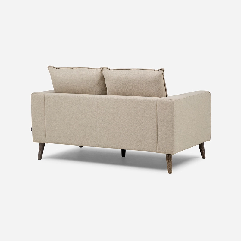 SOFA BIRAN 2 CUERPOS TELA BEIGE - 4