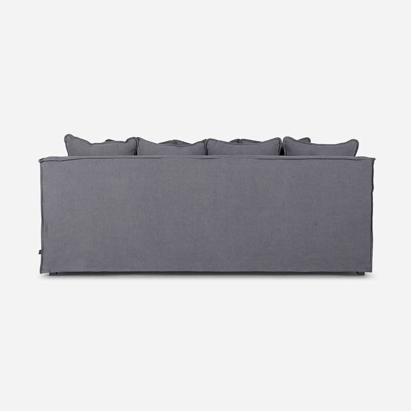 SOFA PANGRATI 3 CUERPOS TELA GRAFITO - 4