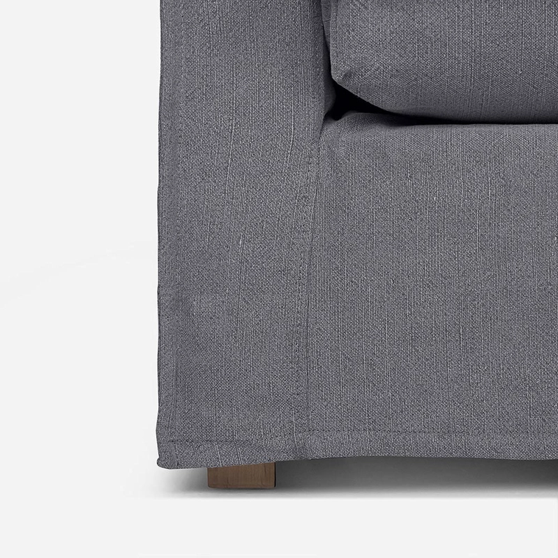 SOFA PANGRATI 3 CUERPOS TELA GRAFITO - 7