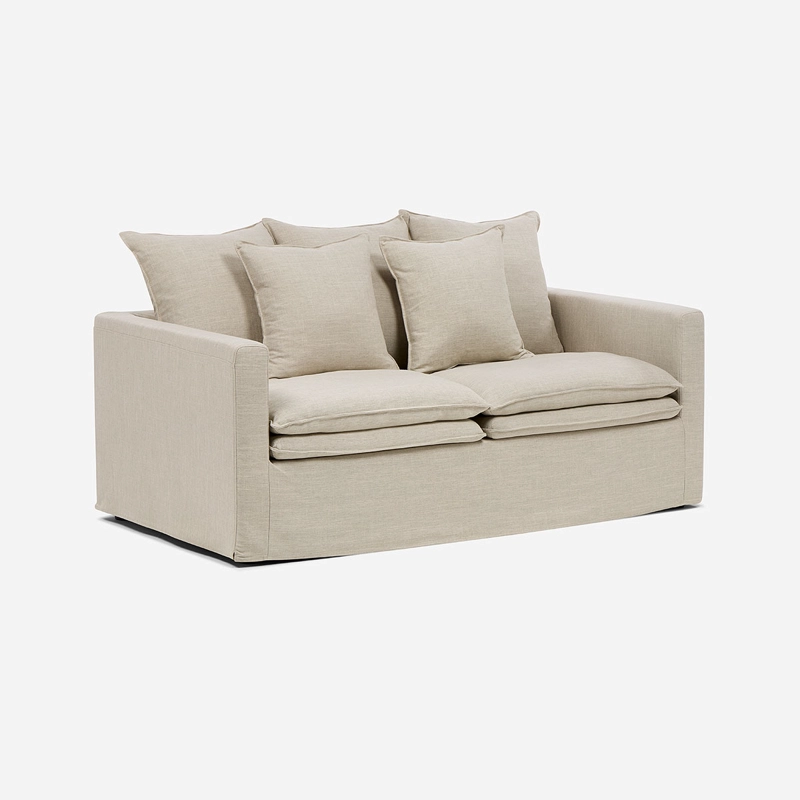 SOFA GABON 2,5 CUERPOS TELA TOSTADO - 1