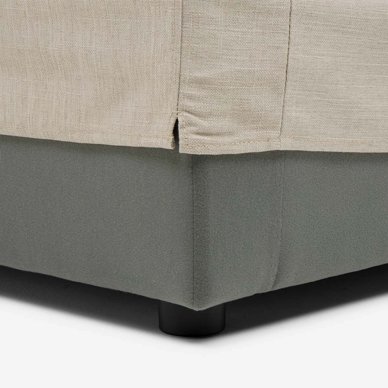 SOFA GABON 2,5 CUERPOS TELA TOSTADO - 8