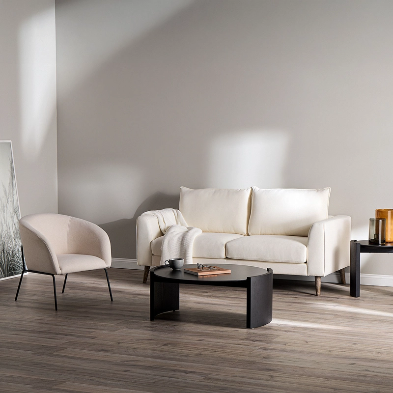 SOFA BIRAN 3 CUERPOS TELA CRUDO - 2