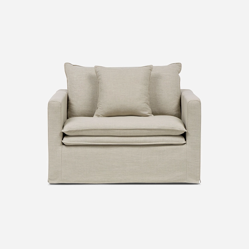 SILLON GABON 1 CUERPO TELA BEIGE - 3