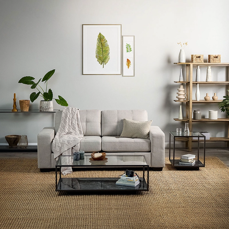 SOFA CAMA DREAM 3 CUERPOS TELA TAUPE - 2
