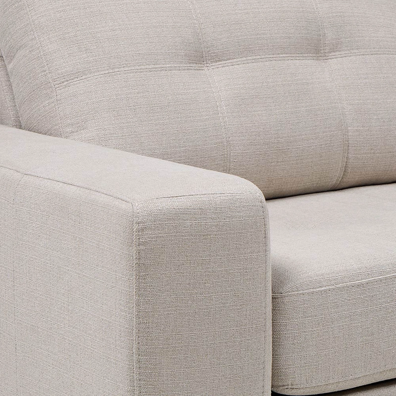 SOFA CAMA DREAM 3 CUERPOS TELA TAUPE - 7