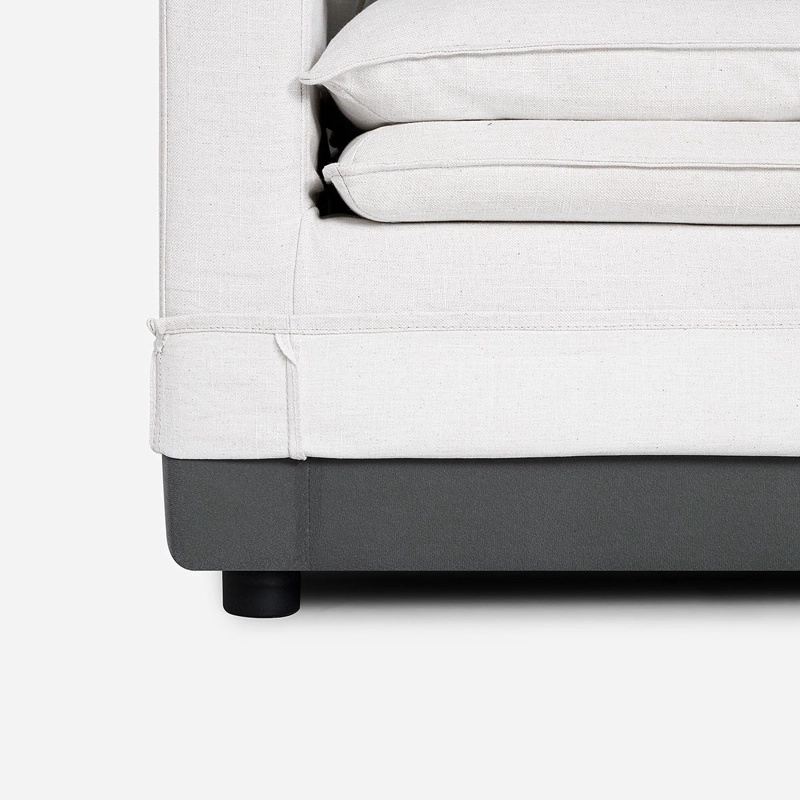 SILLON GABON 1 CUERPO TELA MARFIL - 7