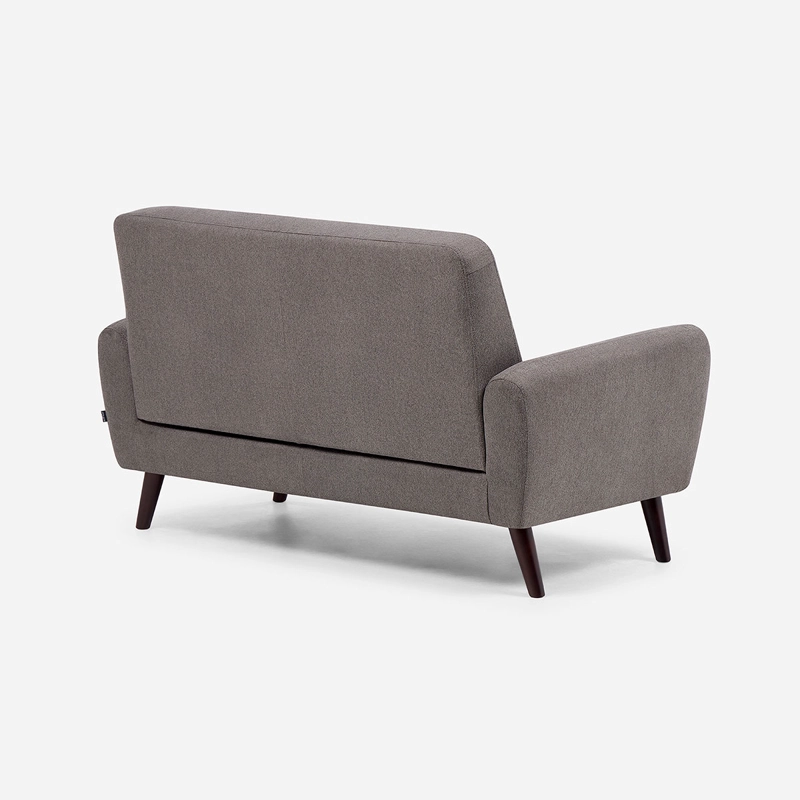SOFA ADELE 2 CUERPOS TELA GRIS - 4