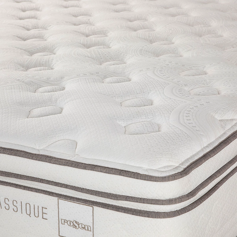 CAMA CLASSIQUE+ KING + RESPALDO LUCIO Y VELADOR TABOR - 6