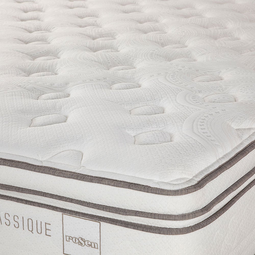 CAMA CLASSIQUE+ KING + RESPALDO LUCIO Y VELADOR TABOR - 6