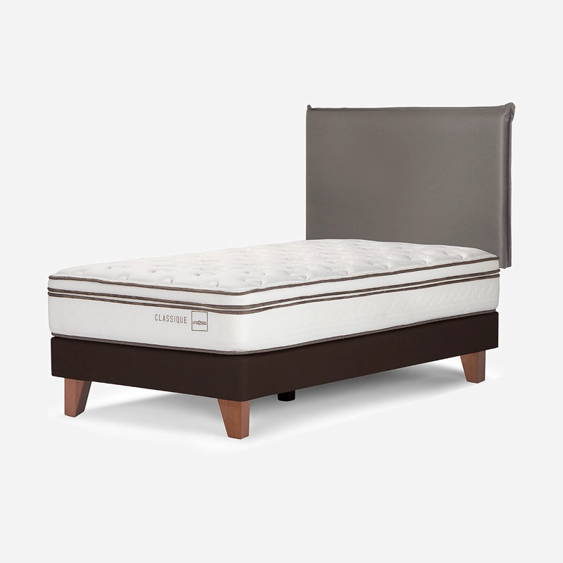 CAMA CLASSIQUE+ 1,5 PLAZAS + RESPALDO MAURICE GRAFITO - 3