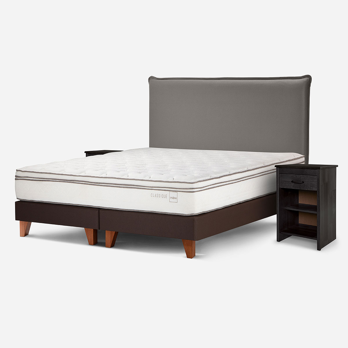 CAMA CLASSIQUE+ KING + MUEBLES MAURICE GRAFITO - 2