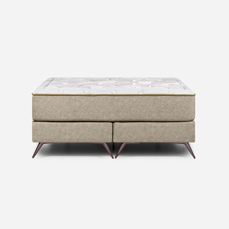 BOX SPRING ROSEN SOMNUS KING 180 X 200 CM NOUGAT II - 2