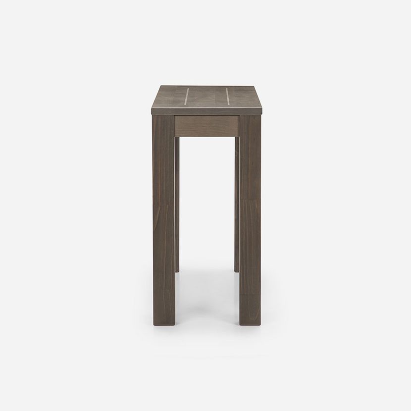 MESA ARRIMO ROSEN NEW SAPELLY 110 X 40 CM CENIZA - 2