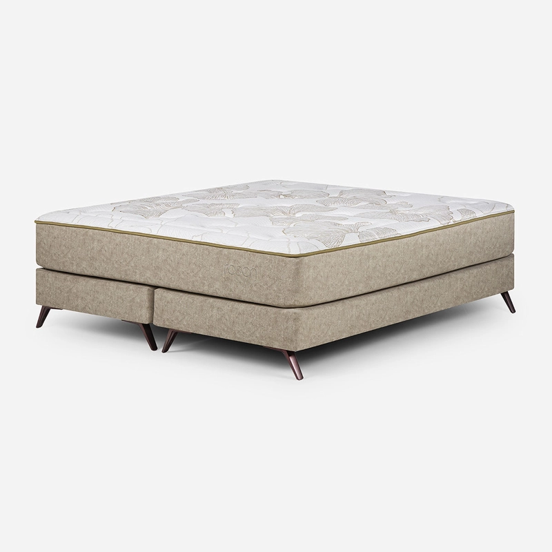 BOX SPRING ROSEN SOMNUS 2 PLAZAS 150 X 200 CM NOUGAT II - 1