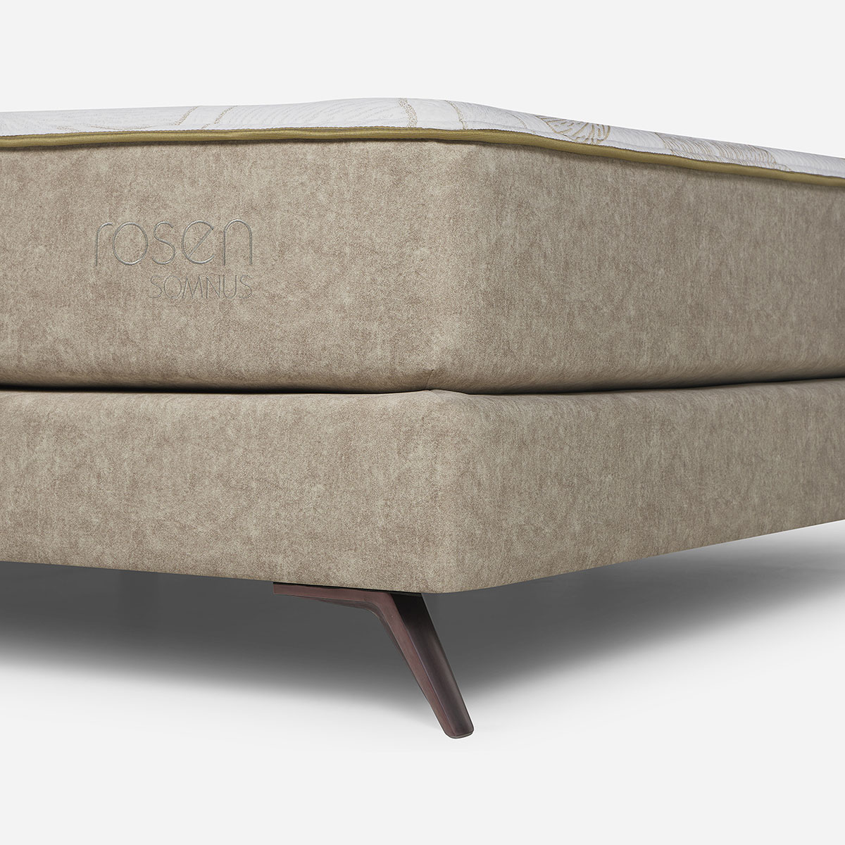 BOX SPRING ROSEN SOMNUS 2 PLAZAS 150 X 200 CM NOUGAT II - 3