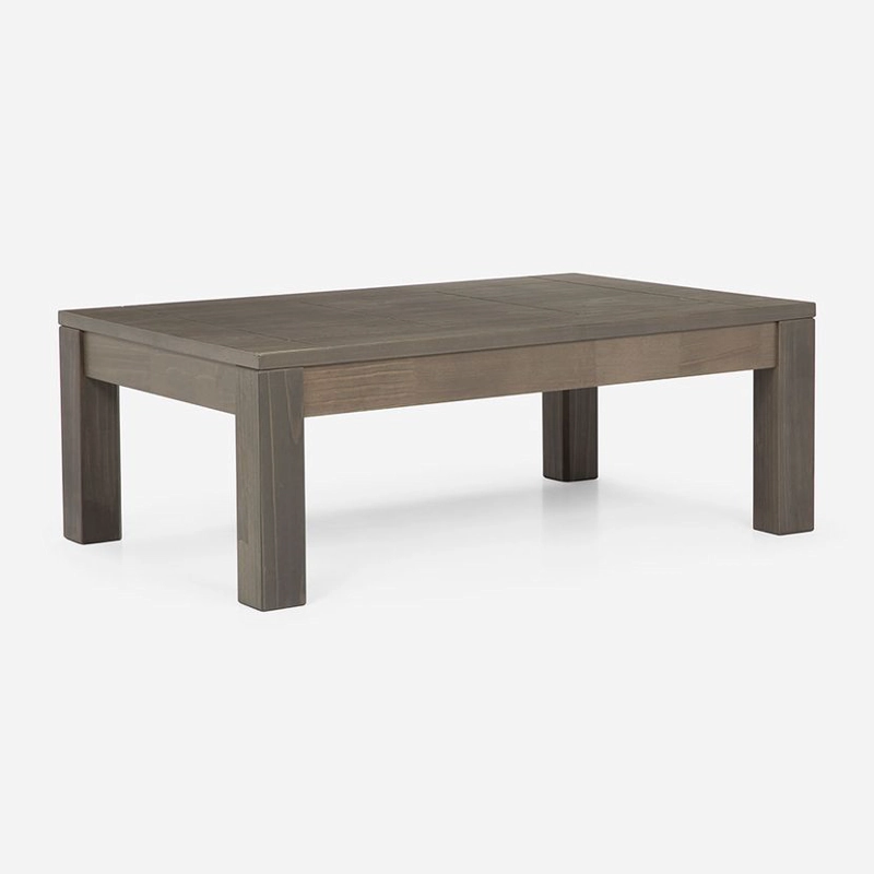 MESA DE CENTRO ROSEN NEW SAPELLY 110 X 70 CM CENIZA - 1