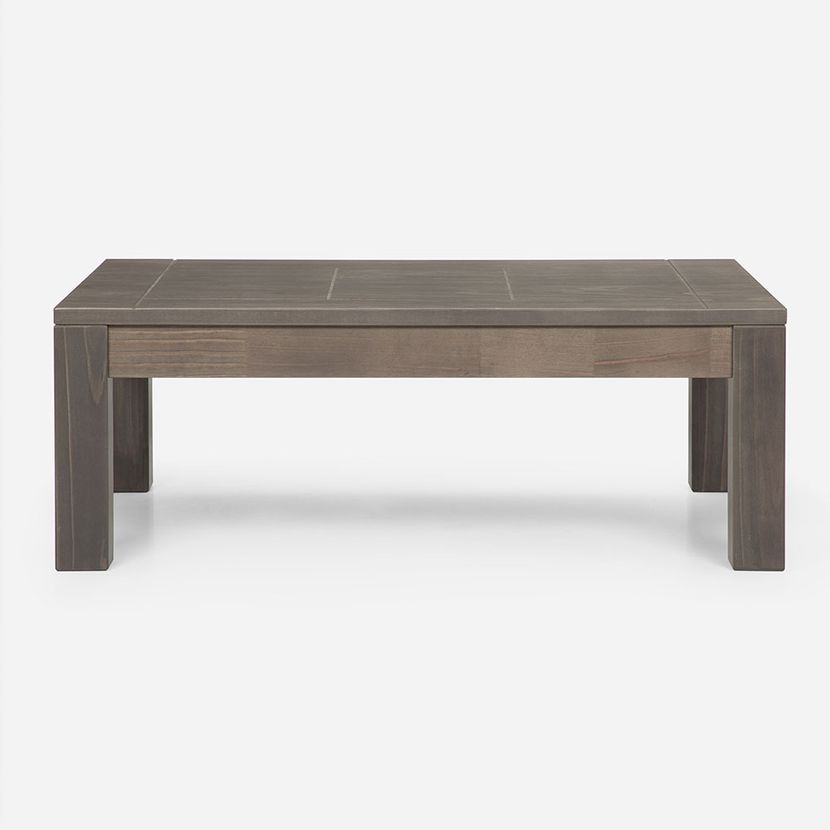 MESA DE CENTRO ROSEN NEW SAPELLY 110 X 70 CM CENIZA - 2