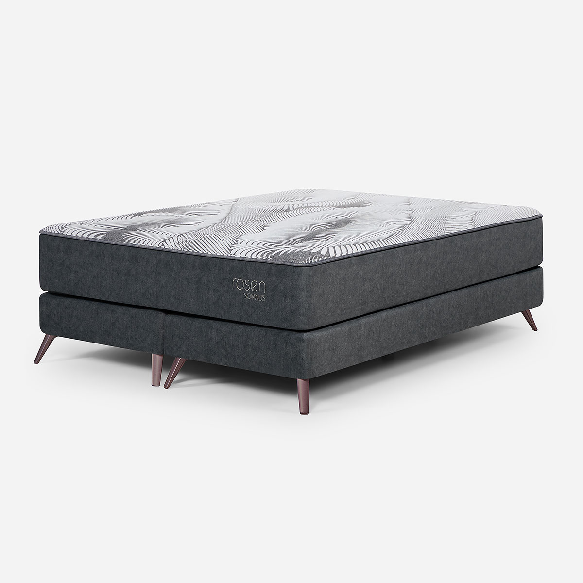 BOX SPRING ROSEN SOMNUS SUPER KING 200 X 200 CM PIERRE II - 1