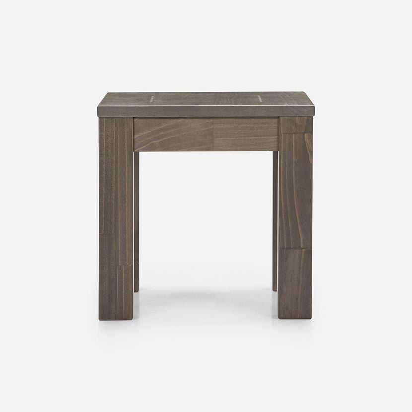 MESA LATERAL ROSEN NEW SAPELLY 50 X 50 CM CENIZA - 2