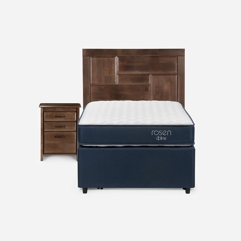 DIVAN CAMA UPLINE 1,5 PLAZAS CON MUEBLES DOLCE - 1