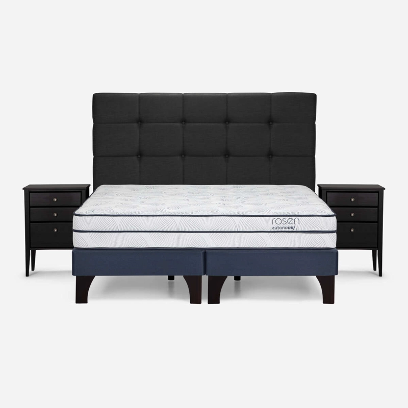 CAMA AUTONOMY SKY 2 PLAZAS + SET DE MUEBLES ISSEY - 1