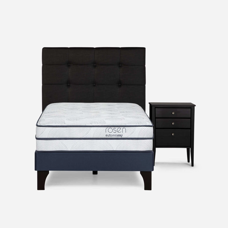 CAMA AUTONOMY SKY 1.5 PLAZAS + SET DE MUEBLES ISSEY - 1