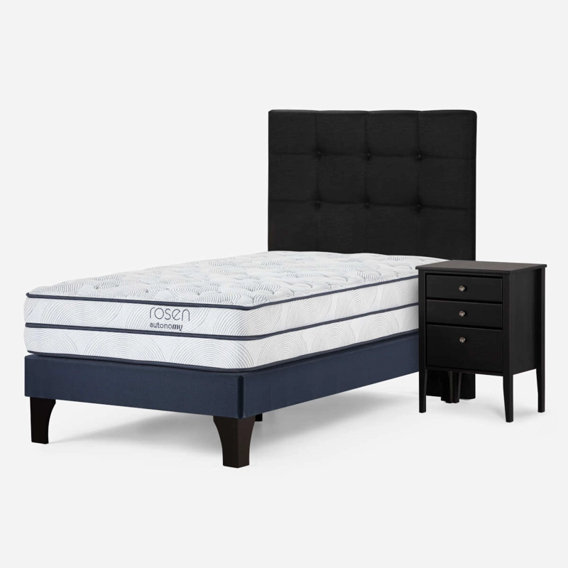 CAMA AUTONOMY SKY 1.5 PLAZAS + SET DE MUEBLES ISSEY - 2